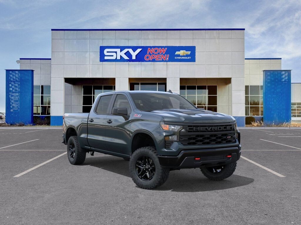 New 2026 Chevrolet Silverado 1500 Custom Trail Boss Truck Crew Cab