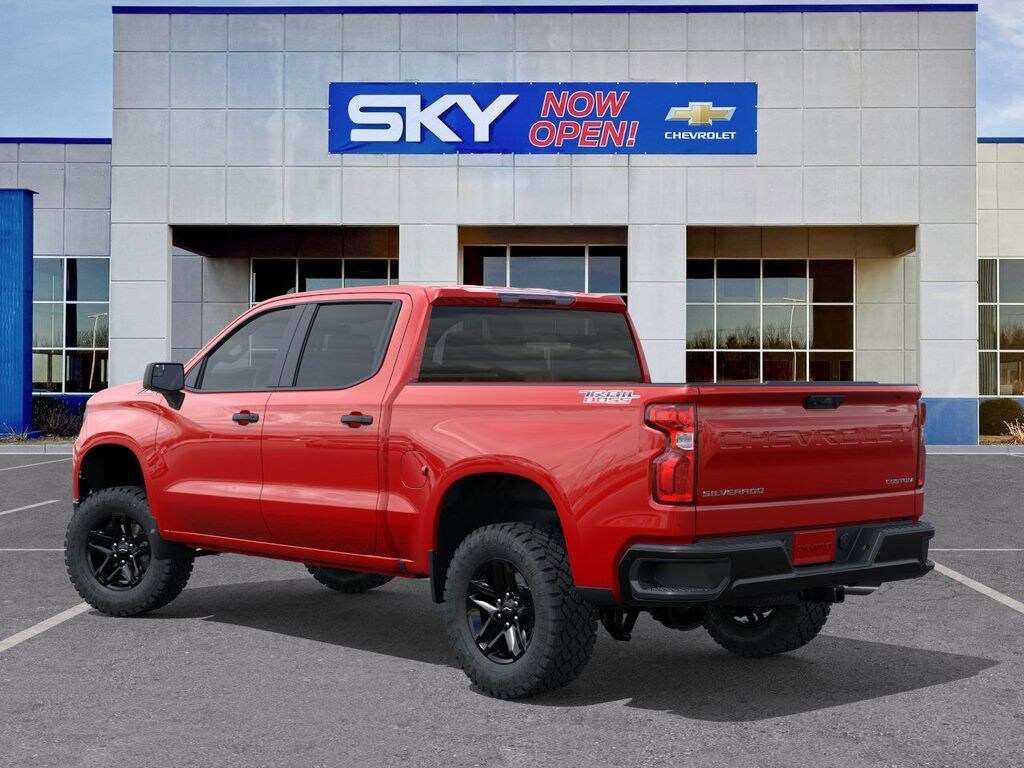 New 2025 Chevrolet Silverado 1500 Custom Trail Boss Truck Crew Cab