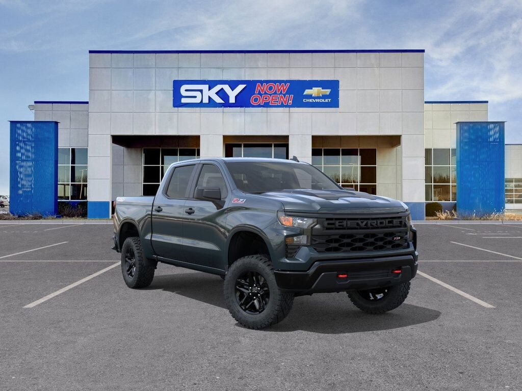 New 2025 Chevrolet Silverado 1500 Custom Trail Boss Truck Crew Cab
