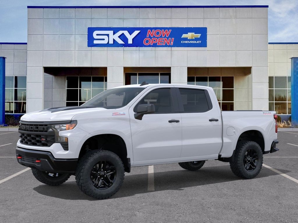 New 2025 Chevrolet Silverado 1500 Custom Trail Boss Truck Crew Cab
