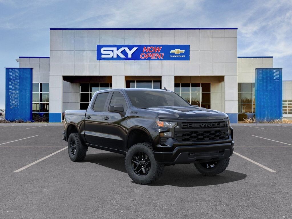New 2025 Chevrolet Silverado 1500 Custom Trail Boss Truck Crew Cab