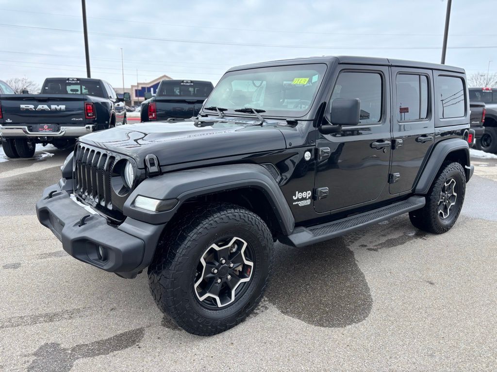 Used 2018 Jeep All-New Wrangler Unlimited Sport S with VIN 1C4HJXDG3JW147721 for sale in Ponca City, OK