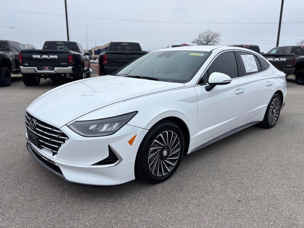 Used 2023 Hyundai Sonata Hybrid SEL with VIN KMHL34JJ1PA055365 for sale in Ponca City, OK