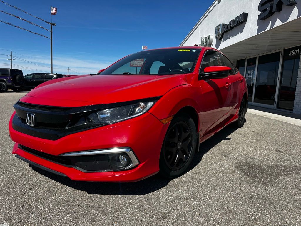 Used 2019 Honda Civic Sport with VIN 2HGFC2F87KH548605 for sale in Ponca City, OK
