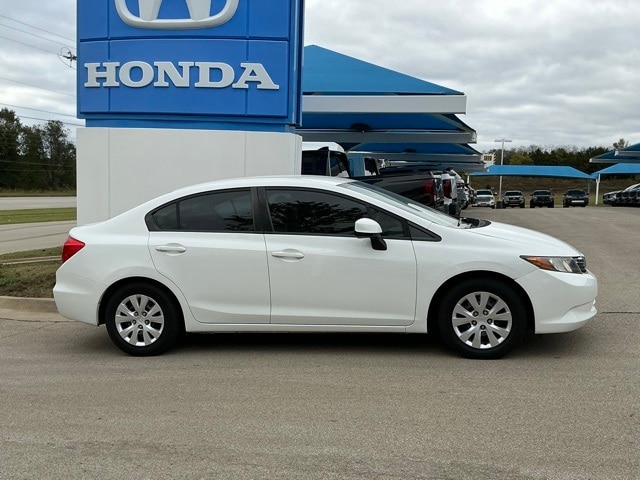 Used 2012 Honda Civic LX with VIN 2HGFB2F56CH523267 for sale in Bartlesville, OK