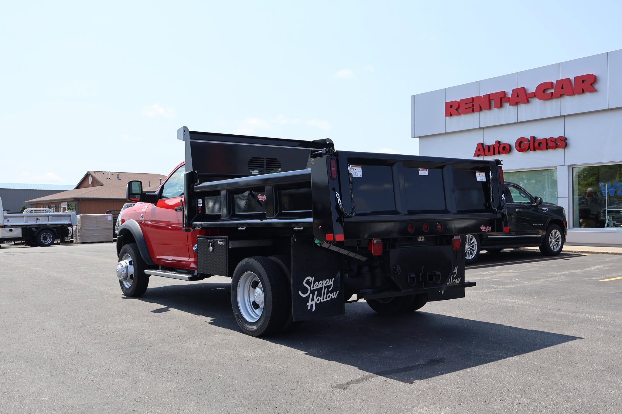 Rugby EZ-LATCH tailgate on a dump body