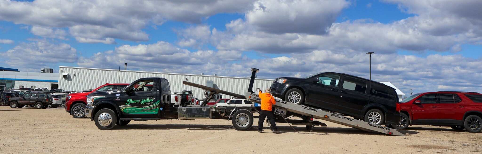 Sleepy Hollow 24-hour towing service in Southwestern Wisconsin