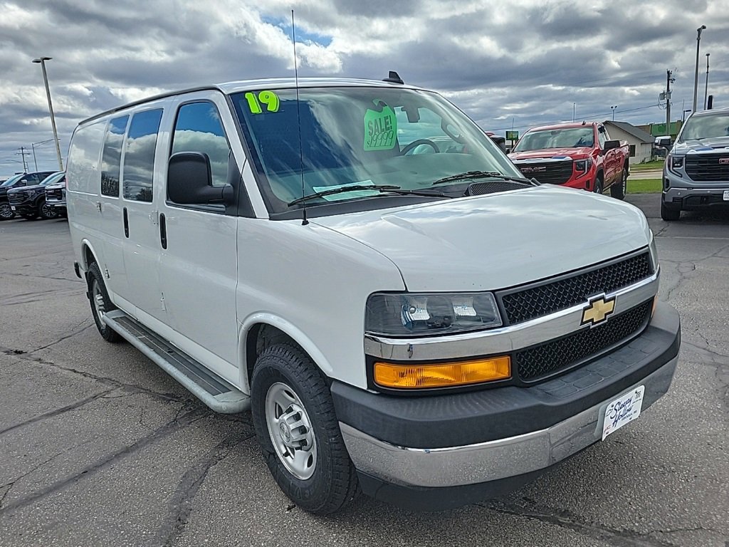 Used 2019 Chevrolet Express Cargo Work Van with VIN 1GCWGAFGXK1341967 for sale in Viroqua, WI