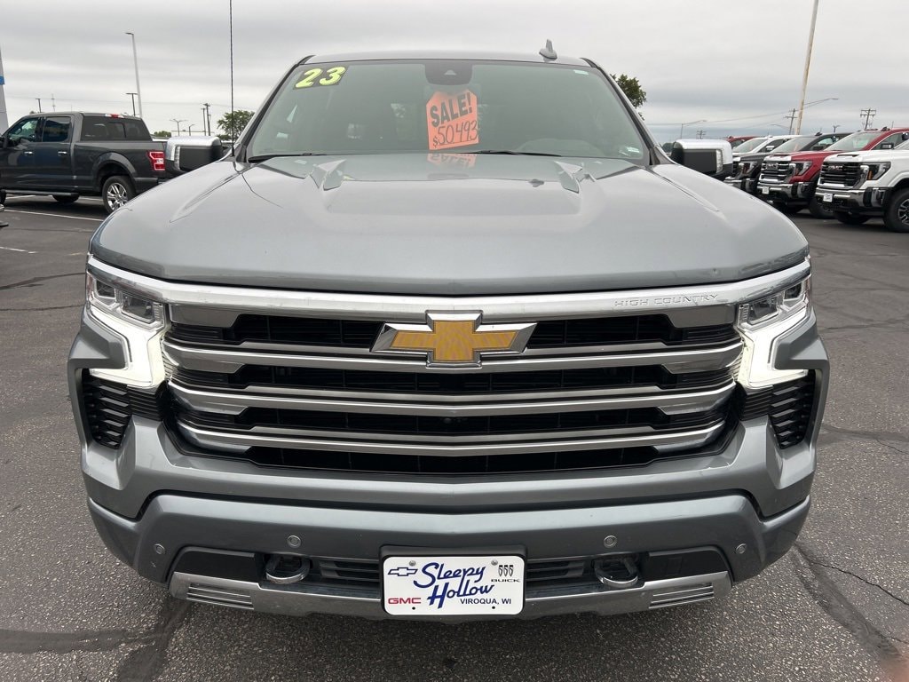 Used 2023 Chevrolet Silverado 1500 High Country with VIN 1GCUDJED4PZ126696 for sale in Viroqua, WI