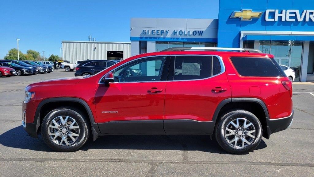 Used 2022 GMC Acadia SLE with VIN 1GKKNRL49NZ160317 for sale in Viroqua, WI