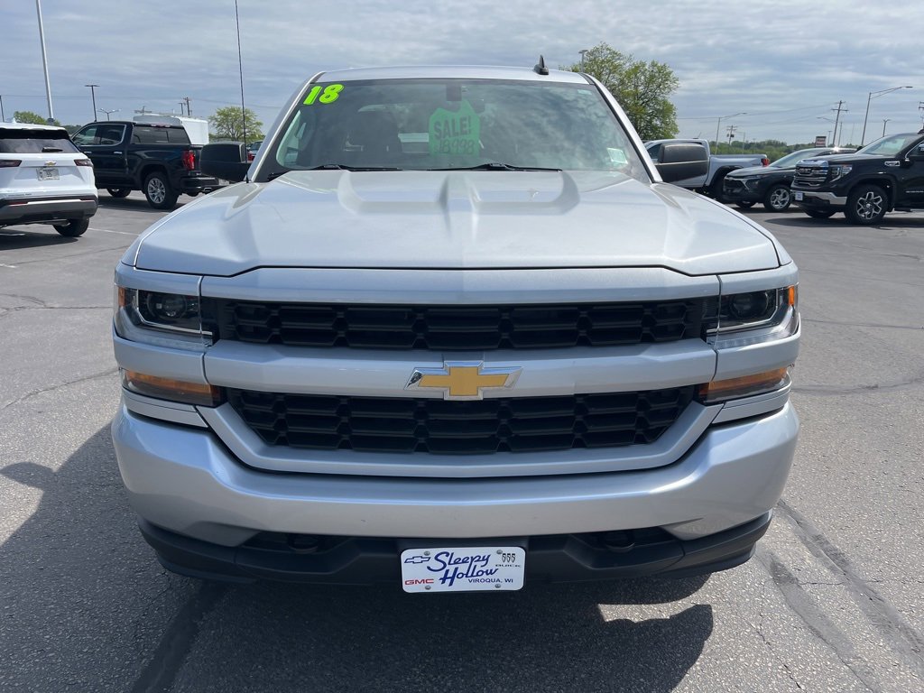 Used 2018 Chevrolet Silverado 1500 Custom with VIN 1GCRCPEH1JZ238684 for sale in Viroqua, WI