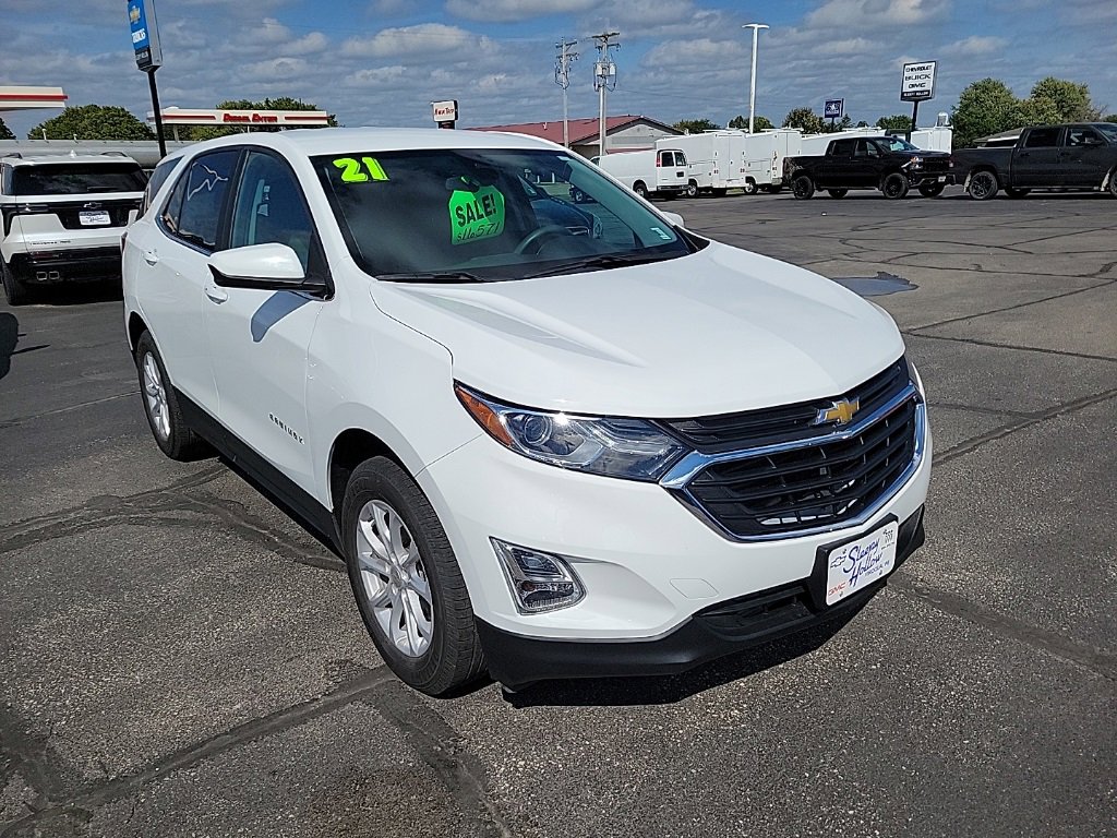 Used 2021 Chevrolet Equinox LT with VIN 3GNAXTEV9MS116633 for sale in Viroqua, WI