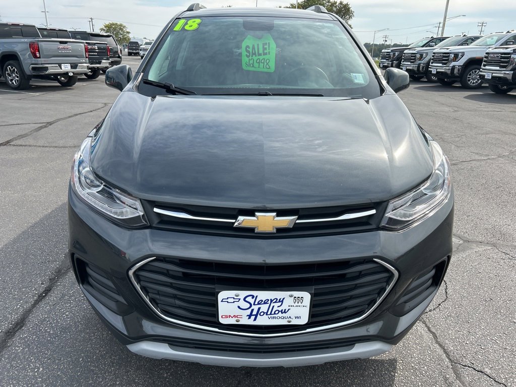 Used 2018 Chevrolet Trax LT with VIN 3GNCJPSB4JL361258 for sale in Viroqua, WI