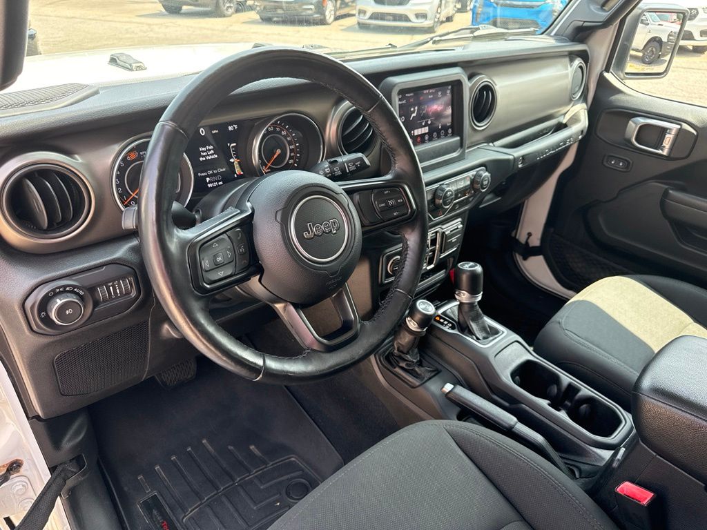 Used 2020 Jeep Wrangler Unlimited Sport S with VIN 1C4HJXDN6LW133572 for sale in Amherst, OH