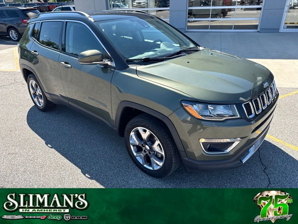 Used 2021 Jeep Compass Limited with VIN 3C4NJDCB1MT554003 for sale in Amherst, OH