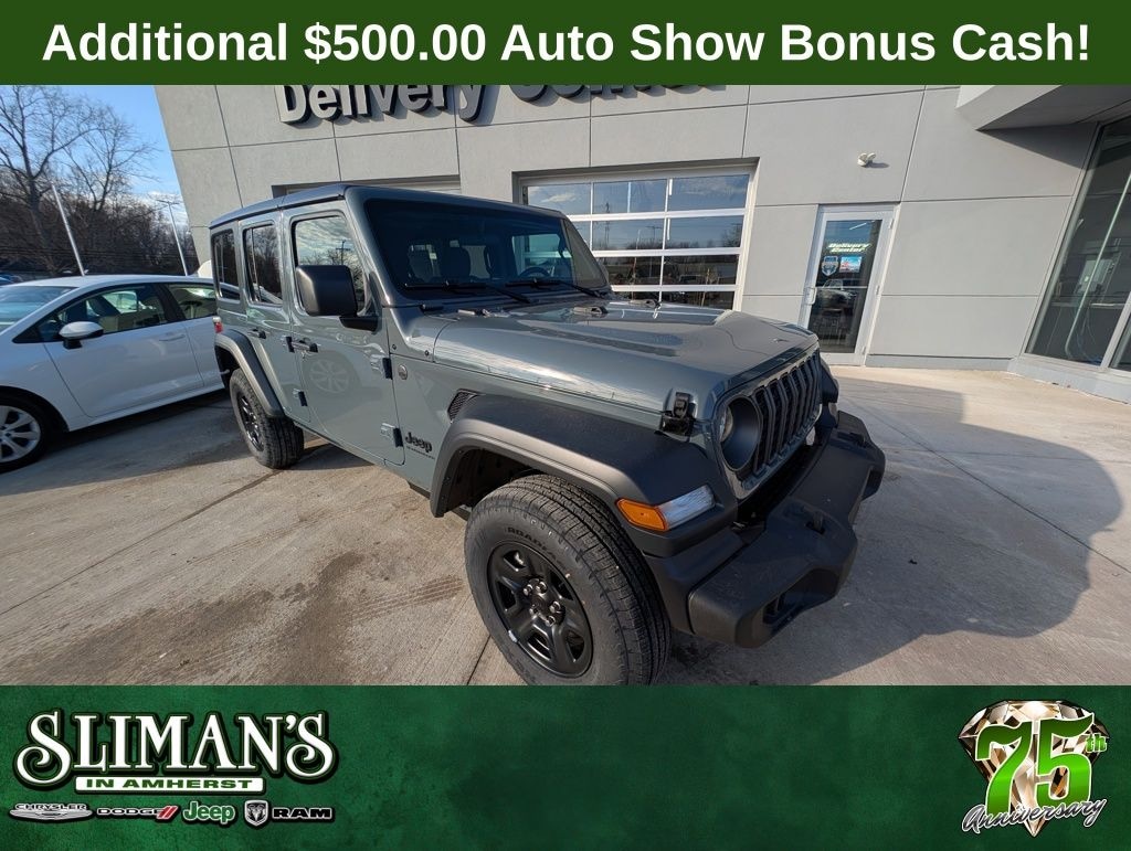 New 2026 Jeep Wrangler 4-DOOR SPORT Sport Utility