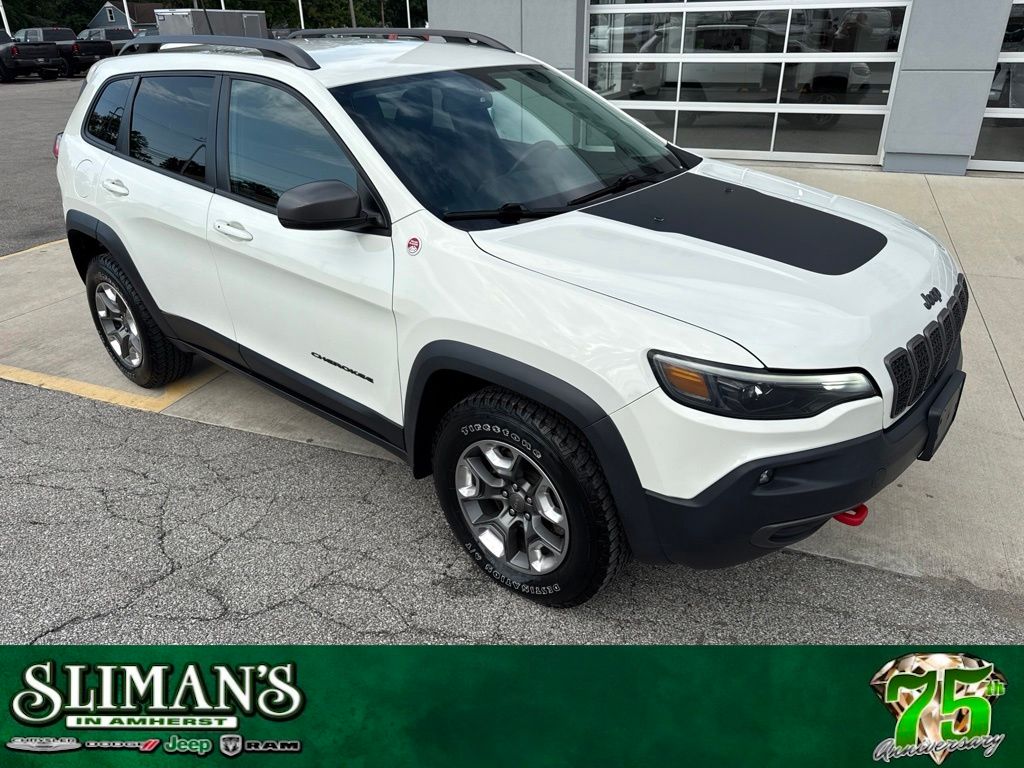 Used 2019 Jeep Cherokee Trailhawk with VIN 1C4PJMBXXKD167426 for sale in Amherst, OH