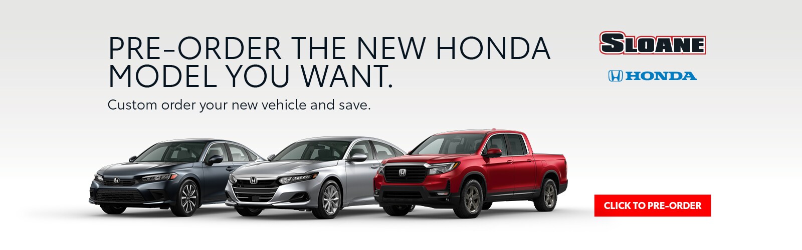 PreOrder to your new Honda Model today in PhiladelphiaPA