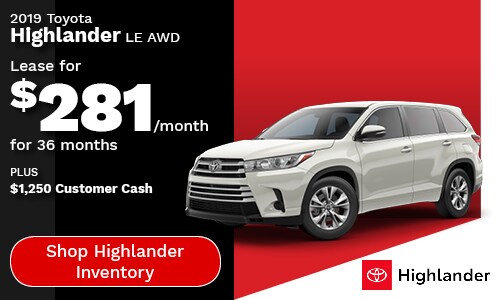 Toyota Highlander Lease For 141 Mo Sloane Glenside