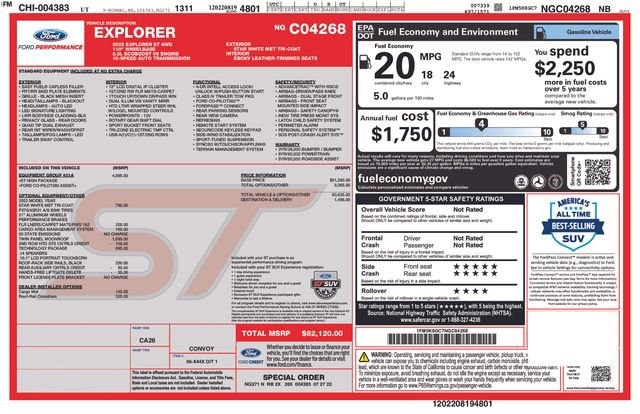 2022 Ford Explorer ST 4WD's photo