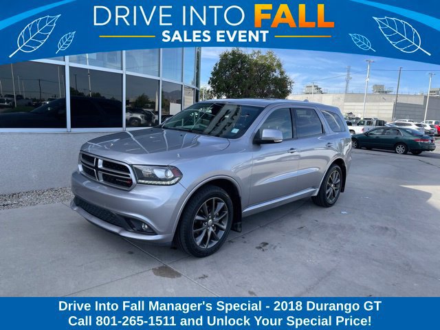 Used 2018 Dodge Durango GT with VIN 1C4RDJDG0JC242277 for sale in South Salt Lake, UT