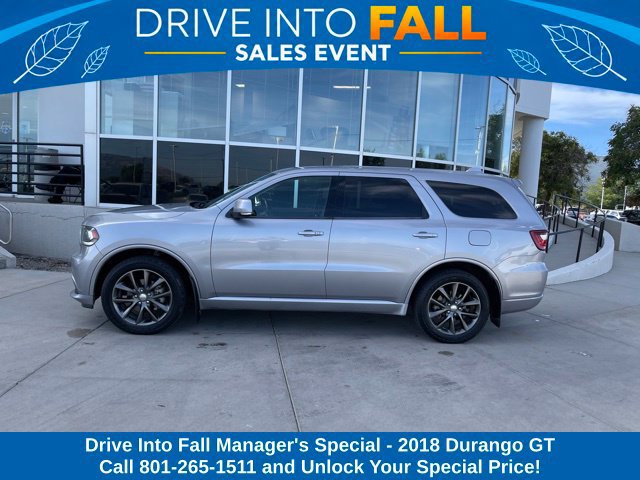 Used 2018 Dodge Durango GT with VIN 1C4RDJDG0JC242277 for sale in South Salt Lake, UT