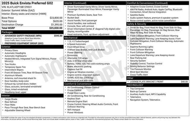 2025 Buick Envista Preferred's photo