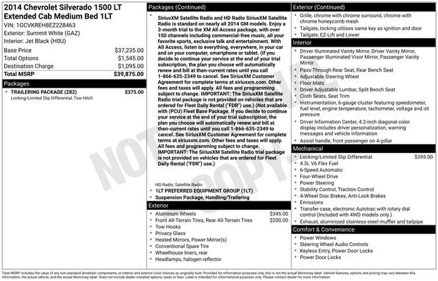 2014 Chevrolet Silverado 1500 LT 4X4 Double Cab Std Box's photo