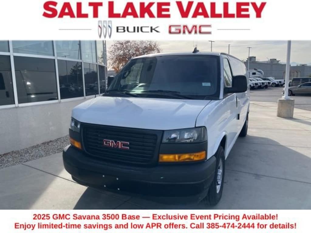New 2025 GMC Savana Cargo 3500 Work Van Van