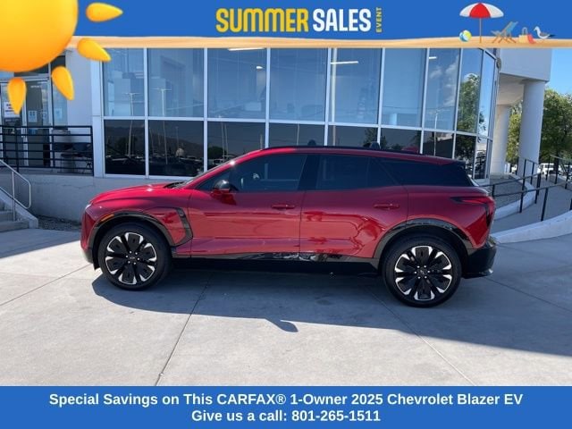Used 2025 Chevrolet Blazer EV RS with VIN 3GNKDJRJ7SS241328 for sale in South Salt Lake, UT