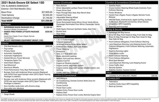 2021 Buick Encore GX Select AWD's photo
