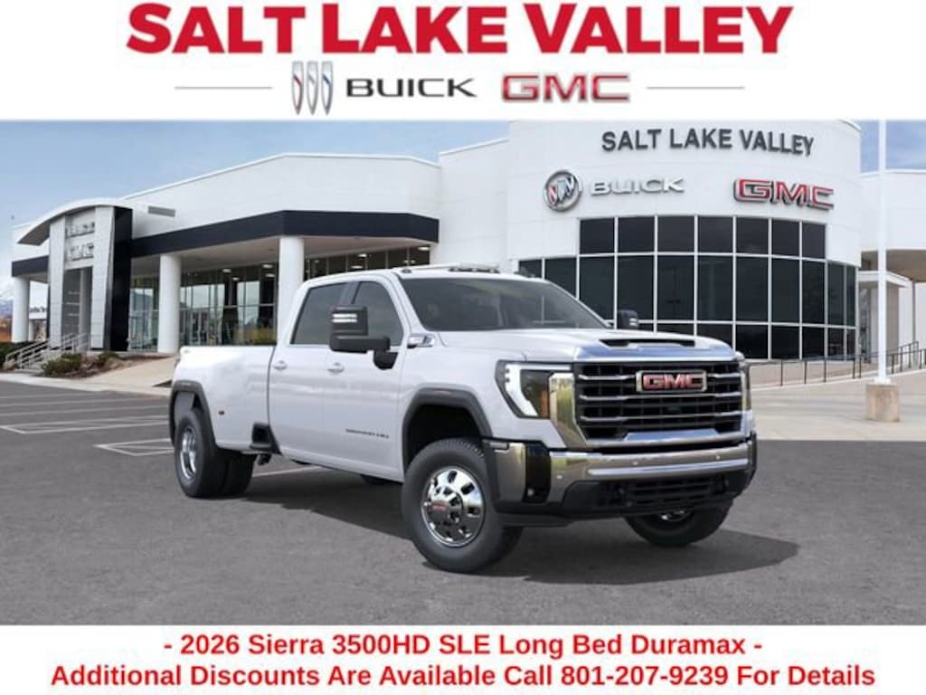 New 2026 GMC Sierra 3500 HD SLE DRW Truck