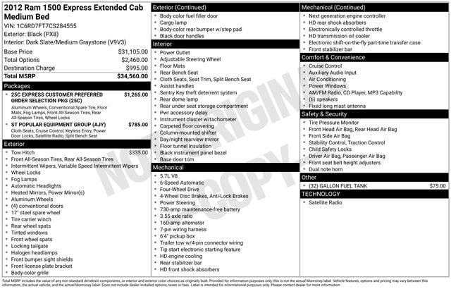 2012 RAM 1500 Express 4x4 Quad Cab's photo
