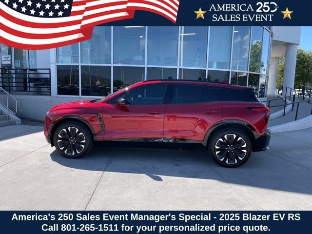 Used 2025 Chevrolet Blazer EV RS with VIN 3GNKDJRJ7SS241328 for sale in South Salt Lake, UT