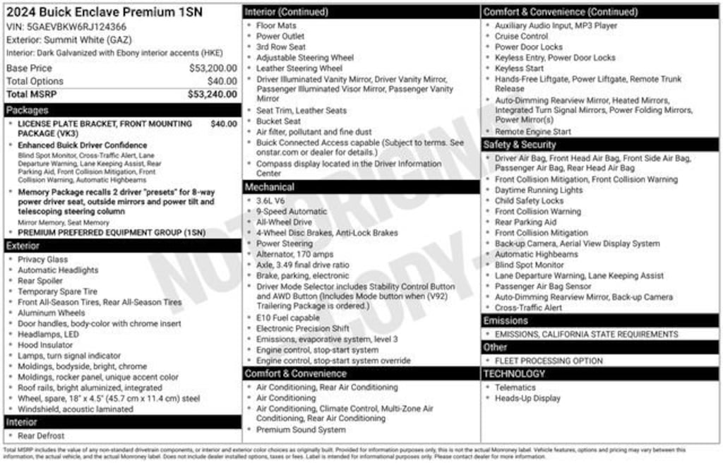 Used 2024 Buick Enclave Premium SUV