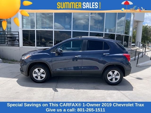 Used 2019 Chevrolet Trax LT with VIN 3GNCJPSB9KL238850 for sale in South Salt Lake, UT