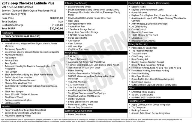 2019 Jeep Cherokee Latitude Plus 4X4's photo