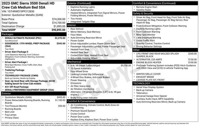 2023 GMC Sierra 4WD Crew Cab Standard Box Denali's photo