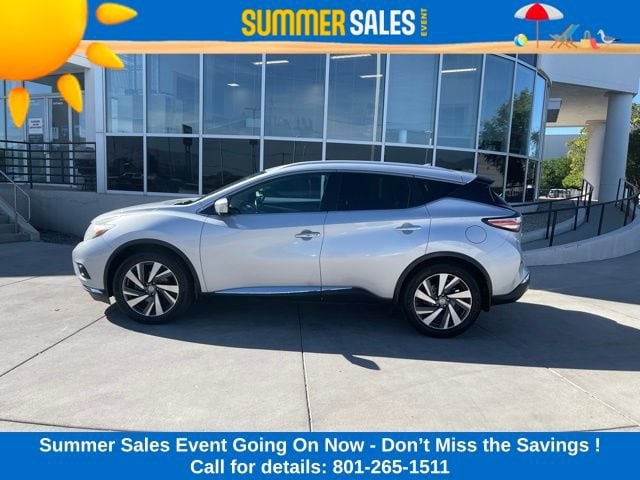 Used 2015 Nissan Murano Platinum with VIN 5N1AZ2MH9FN216538 for sale in South Salt Lake, UT
