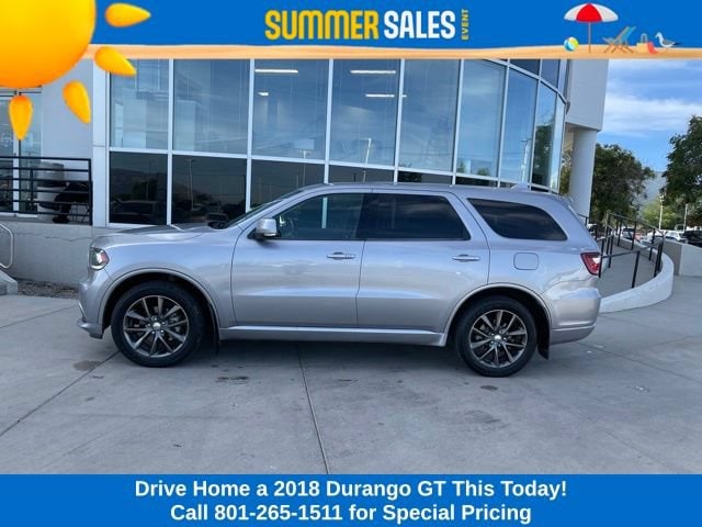 Used 2018 Dodge Durango GT with VIN 1C4RDJDG0JC242277 for sale in South Salt Lake, UT