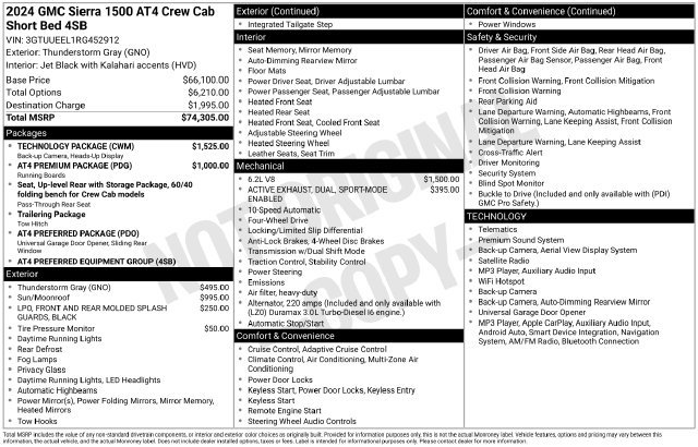 2024 GMC Sierra 1500 AT4 - Photo 6
