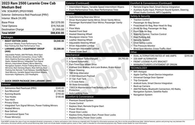 2023 RAM 2500 Laramie 4X4 Crew Cab SWB's photo