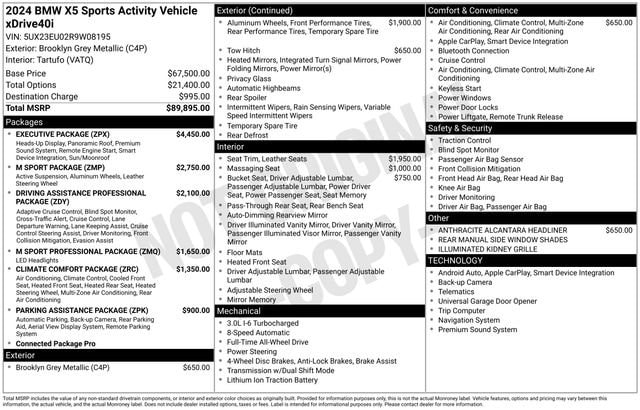 2024 BMW X5 xDrive40i's photo