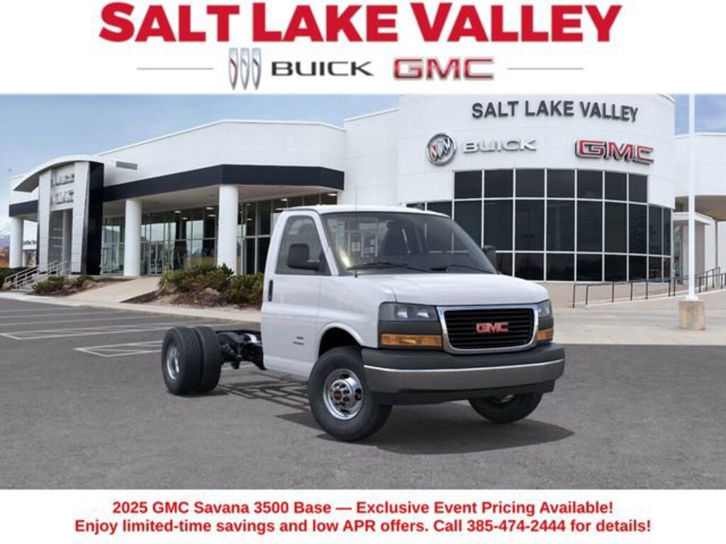 New 2025 GMC Savana Cutaway 3500 1WT Cutaway Van