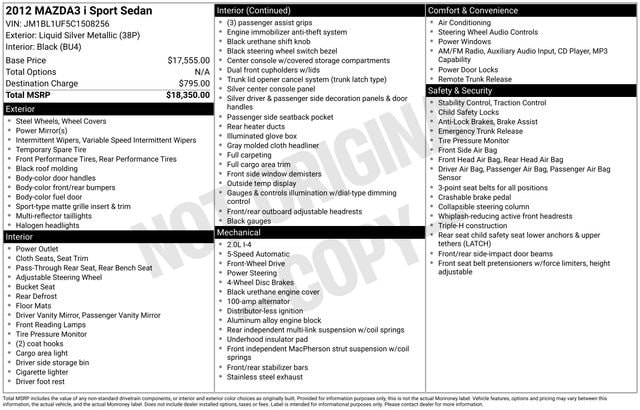 2012 Mazda CX-3 i Sport 4-Door AT's photo