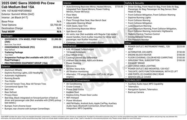 2025 GMC Sierra 4WD Crew Cab Standard Box Pro's photo