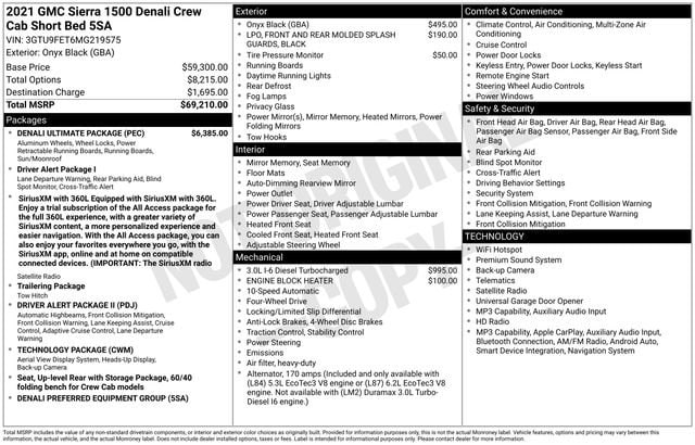 2021 GMC Sierra 1500 Denali 4WD photo