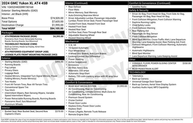 2024 GMC Yukon 4WD AT4's photo