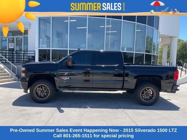 Used 2015 Chevrolet Silverado 1500 LTZ with VIN 3GCUKSEC7FG381991 for sale in South Salt Lake, UT