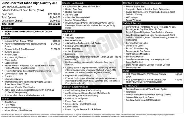 2022 Chevrolet Tahoe High Country - Photo 6